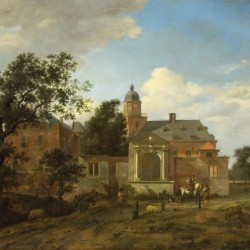 Palace with figures